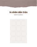 In nhãn dán tròn