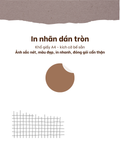 In nhãn dán tròn