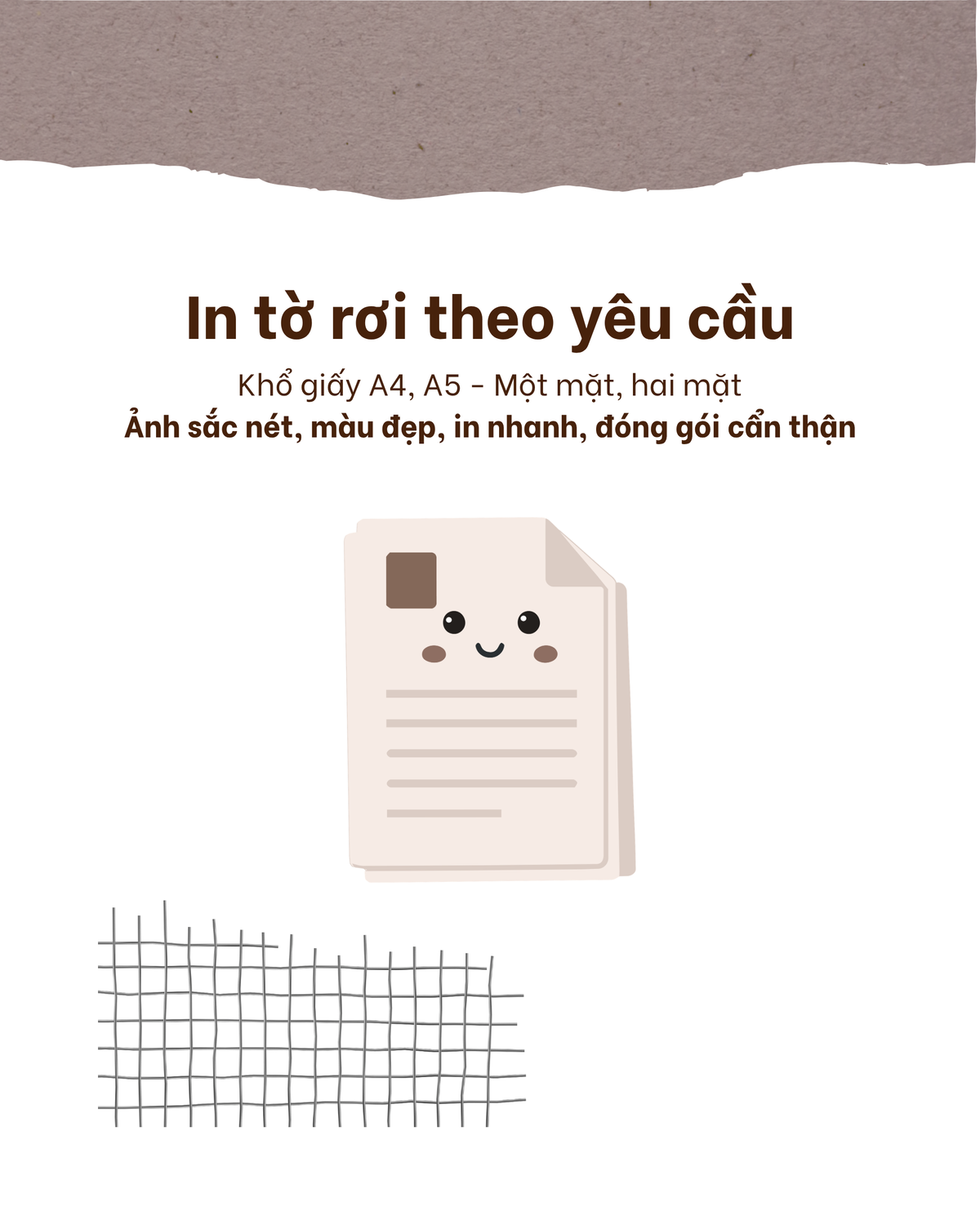 In tờ rơi